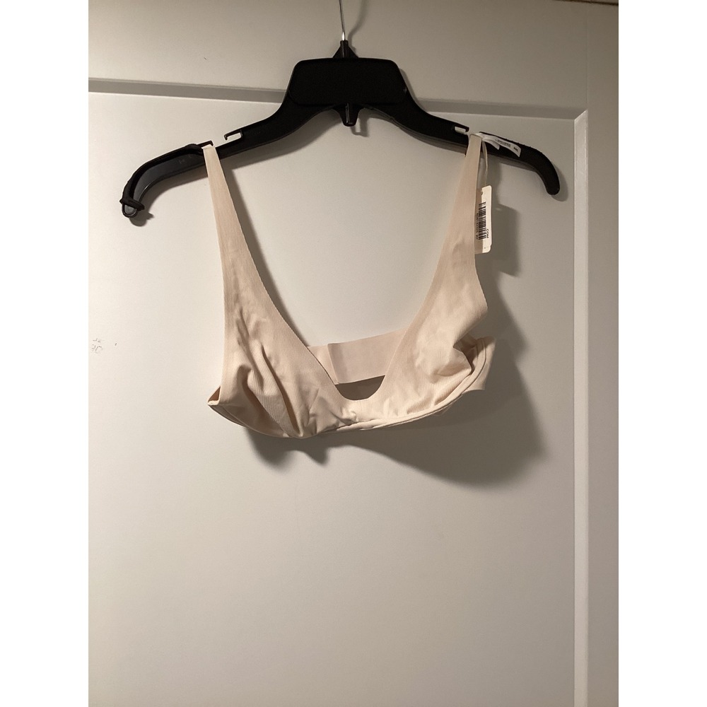 Aerie Smoothez‎ Real Good Unlined Bra 32C Cream Neutral NWT 5271-119